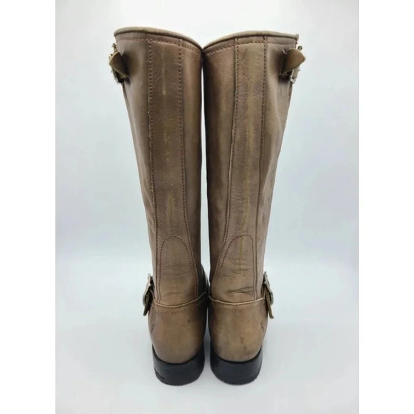 Frye Veronica 77618 Brown Leather Tall Knee High Riding Boots 5.5 - Picture 12 of 16